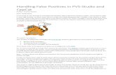 Handling False Positives in PVS-Studio and CppCat