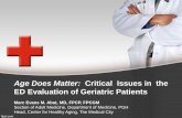 Emergencies in Geriatric Patients