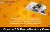 Create 3D mac ebook by own