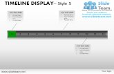 Time line display style design 5 powerpoint presentation templates.