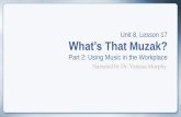What’s That Muzak? Part 2: Using Music in the Workplace