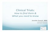 Clinical Trials: How to find them & What you need to know