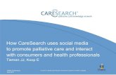 How CareSearch uses social media to promote palliative care and interact with consumers and health professionals