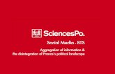 Sciences Po. Paris - Social Media Behin the Scenes - Aggregation & disintegration of French political landscape