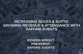 Grow revenue and attendance