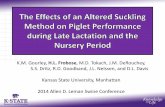 Dr. Hyatt Frobose - The Effects of an Altered Suckling Method on Piglet Performance