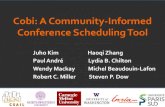 Cobi: A Community-Informed Conference Scheduling Tool. UIST 2013 slides