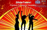 Females dancing music power point templates themes and backgrounds ppt themes