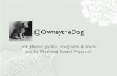 SI Tweet Up - Owney the Dog