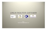 Linux Router Gateway