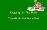Digging Up the Past VOCABULARY