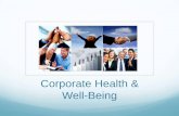 Corporate Health and Well-Being