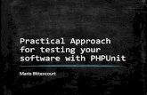 Practical approach for testing your software with php unit