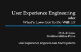 User Experience Engineering oder What’s Love Got To Do With It?
