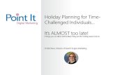 eCommerce 2014 Holiday Planning for Slackers