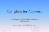 St. Charles Parish Library 2013: Googling for Answers