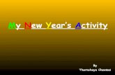 My New Year’s Activity