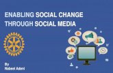 Enabling Social Change through Social Media