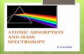 atomic absorption spectroscopy and mass spectroscopy