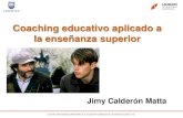Jimy calderón coaching educativo aplicado a la enseñanza superior
