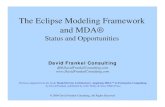 The Eclipse Modeling Framework and MDA