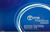 Clever Consulting presenta le soluzioni di classificazione TITUS per una DLP efficace - Security Summit Milano/Roma 2011