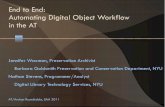 End to End: Automating Digital Object Workflow in the AT