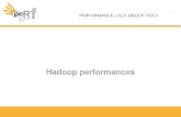 PerfUG - Hadoop Performances