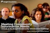 Meeting Community Information Needs, by Susan Patterson and Bahia Ramos