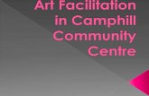 Art facilitation in camphill community centre