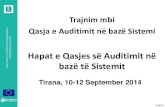 Presentation 6, Steps of system based auditing, Workshop on System-based auditing, Tirana, 10-12 Sept 2014_ALB