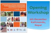 Introduction to Learning Route in Nepal, December 2014