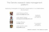 The Dendro research data management platform: Applying ontologies to long-term preservation in a collaborative environment