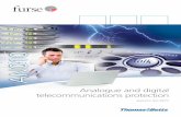 Analogue and digital telecommunications protection overview