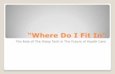 "Where Do I Fit In" - The Role of the Sleep Tech in the Future of Health Care