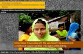 Enterprise development for women empowerment 1