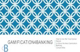 Gamification in banking
