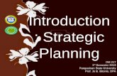 DM 218 Strategic Planning