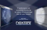 Nexthink for Health Care