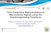 Time-Frequency Representation of Microseismic Signals using the SST