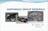 Amphibole group of minerals