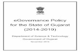 eGovernance policy for the state of Gujarat 2014 2019
