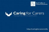 Introducing Caring for Carers