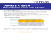 Veritas vision for cloud providers (screenshots)