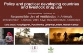 Policy and practice: Developing countries and livestock drug use