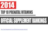 2014's Top 10 Best Prenatal Vitamins