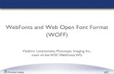 WOFF and emerging technology of web fonts