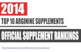 2014's Top 10 Best Arginine Supplements