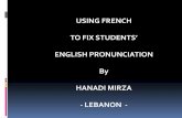 Fix EFL Students' Pronunciation