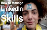 How to Manage LinkedIn Skills | LinkedIn Profile